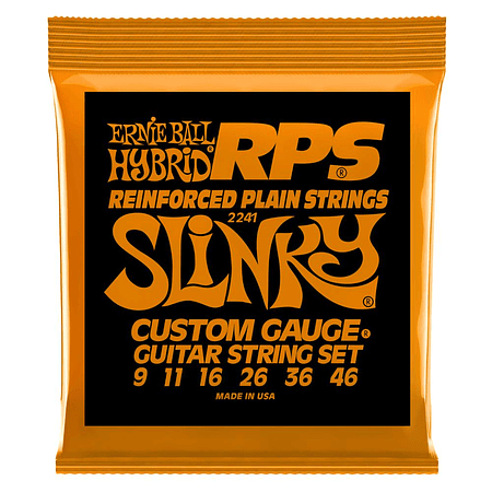 SET DE CUERDAS ERNIE  BALL HYBRID SLINKY RPS 9 – 46