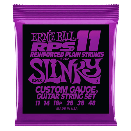 Set de cuerdas Ernie Ball Power Slinky Rps 11 – 48