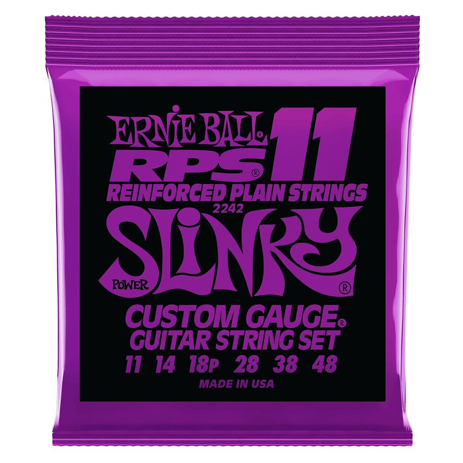 Set de cuerdas Ernie Ball Power Slinky Rps 11 – 48