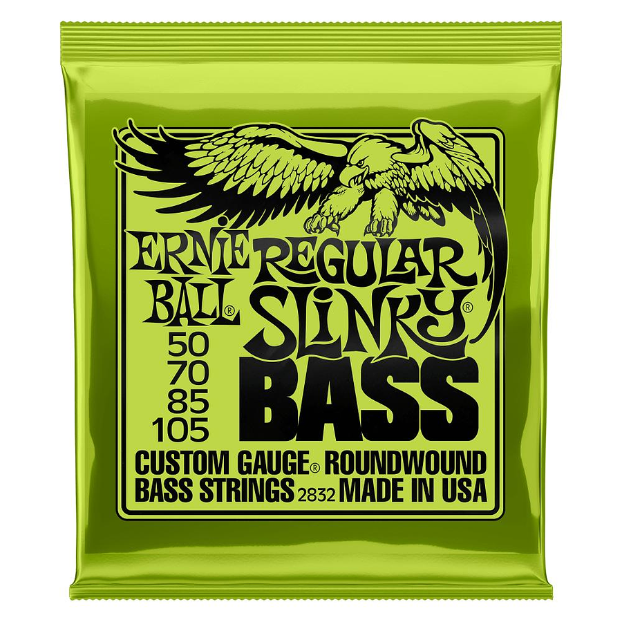 SET DE CUERDAS PARA BAJO ERNIE  BALL REGULAR SLINKY NICKEL 50 - 105