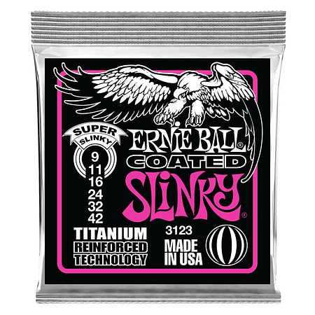 Set de cuerdas Ernie Ball Slinky Titanium 9 - 42