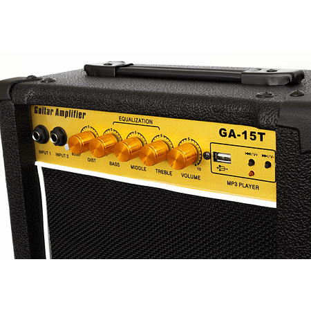 Amplificador XGTR de guitarra eléctrica 15W GA-15T