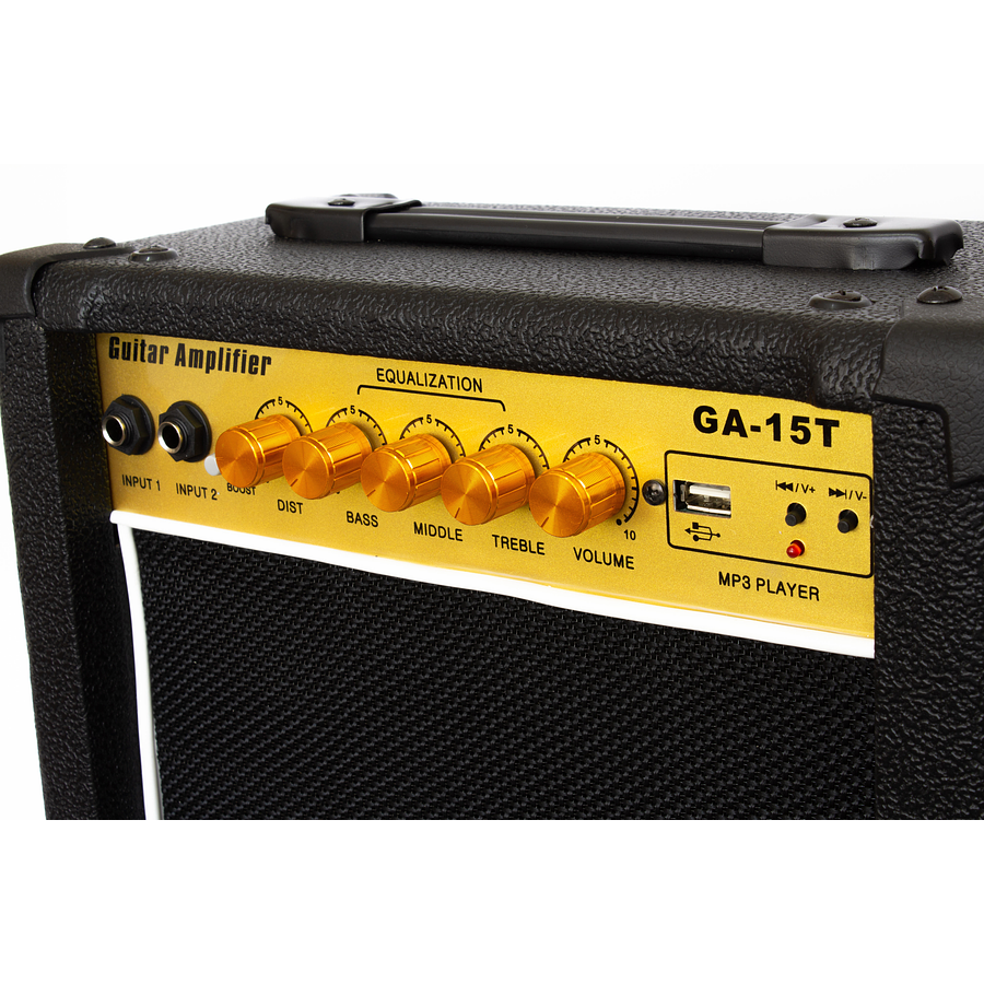 Amplificador XGTR de guitarra eléctrica 15W GA-15T