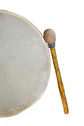 Tambor Shaman Tribal 16'' Cuero Liso PL16 - Miniatura 3