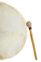 Tambor Shaman Tribal 18'' cuero liso PL18 - Miniatura 4