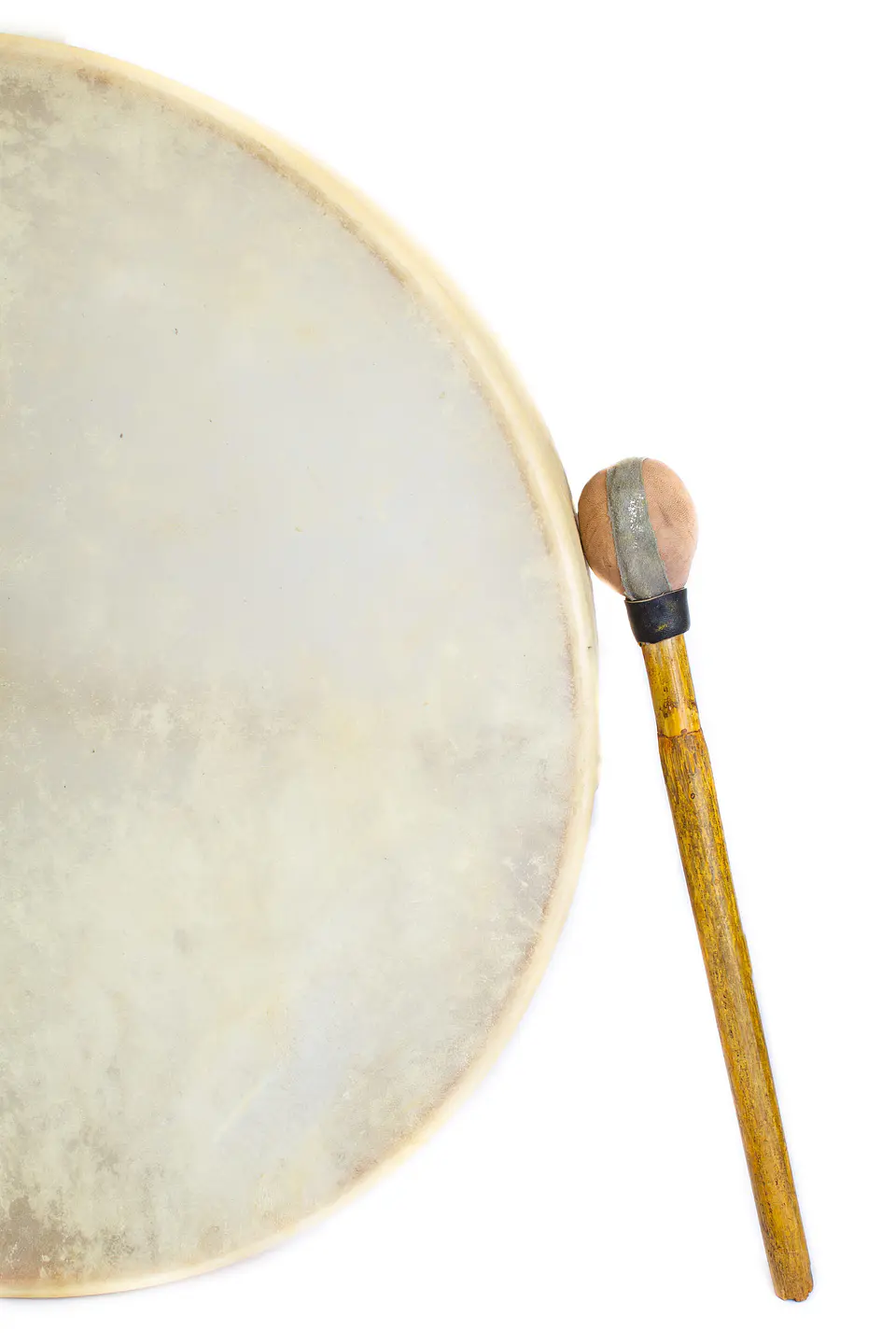 Tambor Shaman Tribal 18'' cuero liso PL18 4