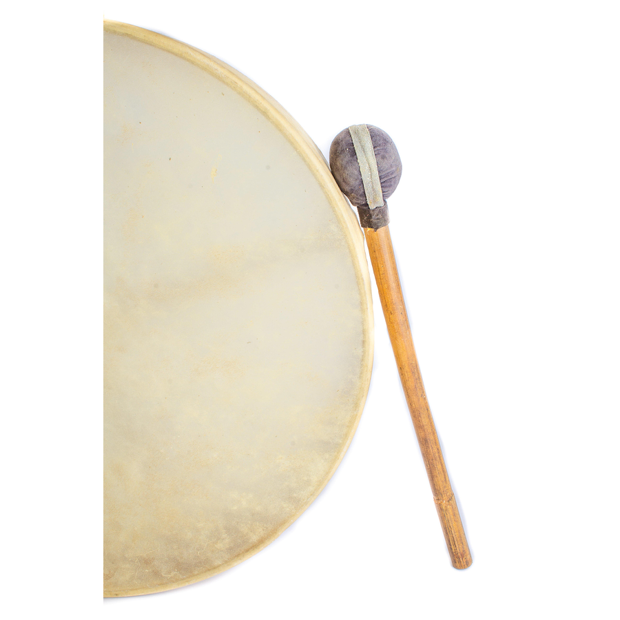 Tambor Shaman Tribal 20'' cuero listo PL20