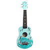 Ukelele Soprano Hana diseño Mar con cuerdas Aquila + Funda HN-SEA