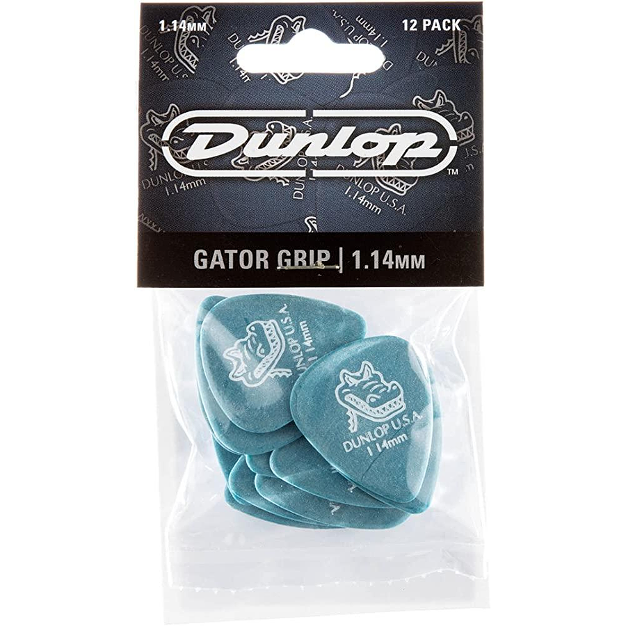 Set de Uñetas Dunlop Gator Grip 1.14mm DUNL417P1.14
