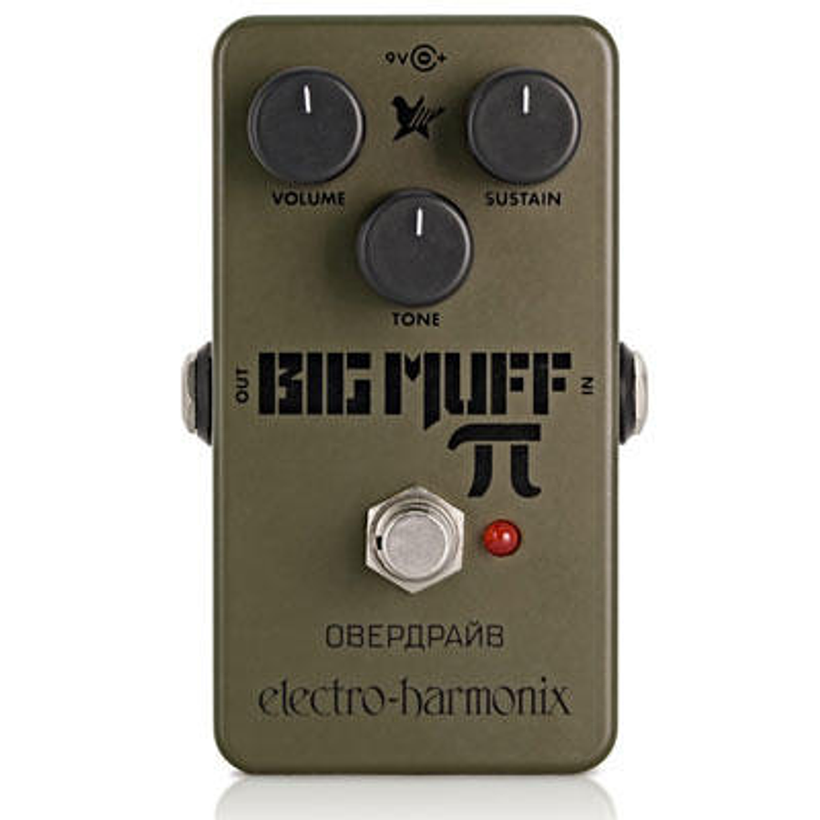 Pedal Dist & Fuzz Green Russian Big Muff PI Electro Harmonix