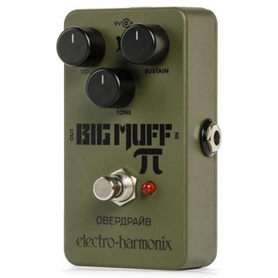 Pedal Dist & Fuzz Green Russian Big Muff PI Electro Harmonix