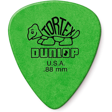 Set Uñetas Dunlop Tortex Verde 0.88mm