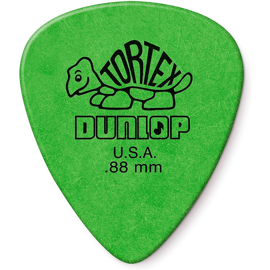 Set Uñetas Dunlop Tortex Verde 0.88mm