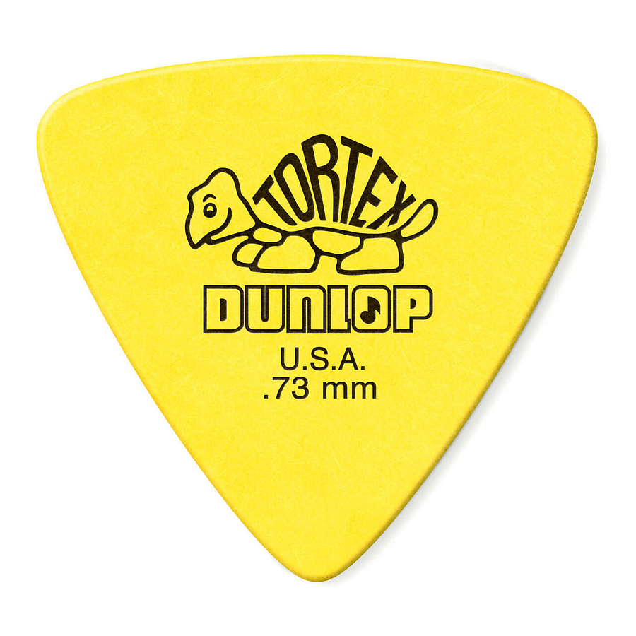 Uñeta Dunlop Tortex 431 Triangulares 0.73mm Pack 6un