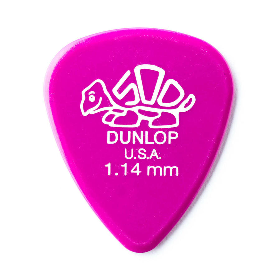 Uñetas Dunlop Delrin 41R 1.14 Bolsa 72un