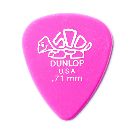 Uñetas Dunlop Delrin 41R 0.71 Bolsa 72un