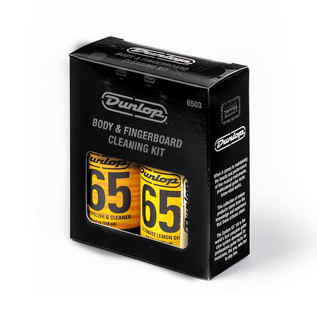 Kit de limpieza para cuerpo y diapasón Dunlop 65