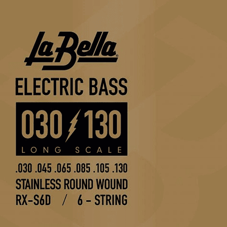 Set de 6 Cuerdas Bajo Eléctrico La Bella 30-130 Rx-s6d