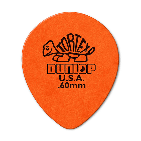 Uñetas Dunlop Tortex Lagrima 413R 0.60 Bolsa 72Un