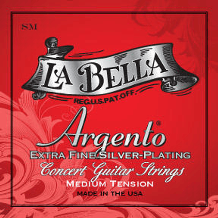 Set de Cuerdas Guitarra Clásica La Bella Argento SM