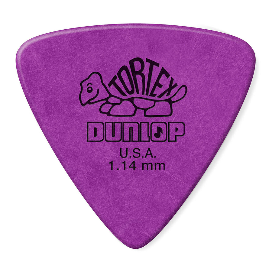 Uñetas Dunlop Tortex Triangle 431R 1.14 Bolsa 72Un