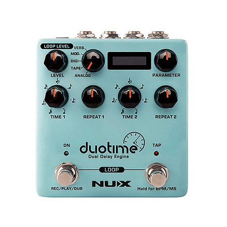 Pedal de Efectos NUX Delay Dual Engine Duotime NDD-6