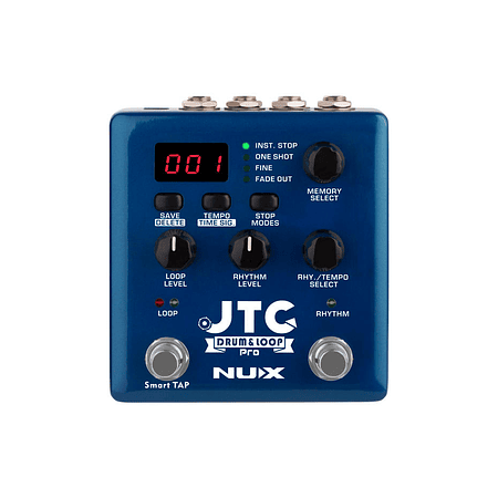 Pedal Looper y Caja de Ritmos NUX para Guitarra  JTC NDL-5