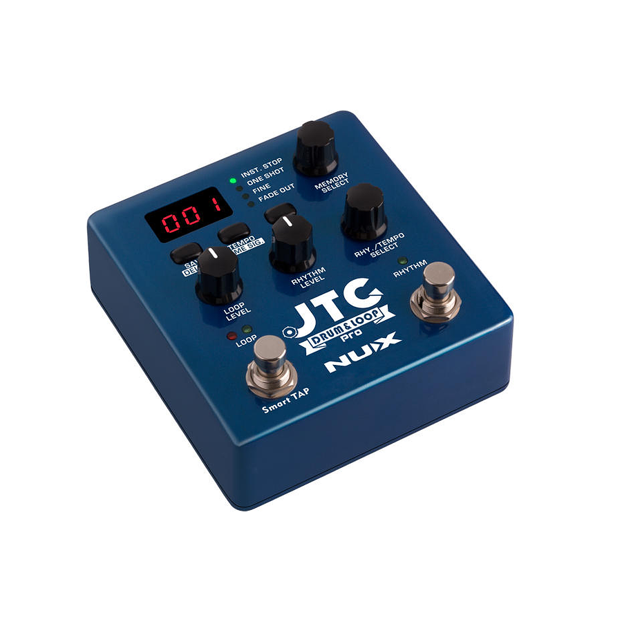 Pedal Looper y Caja de Ritmos NUX para Guitarra  JTC NDL-5