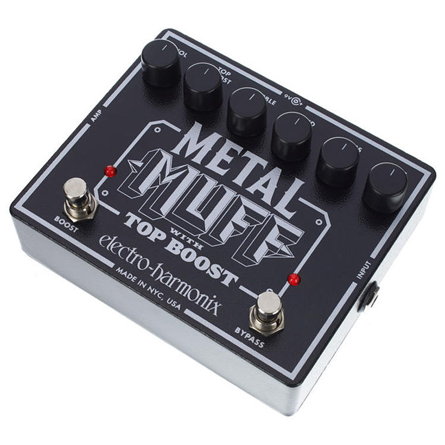 Pedal de Distorsión para Guitarra Eléctrica Electro-Harmonix Metal Muff con Booster  