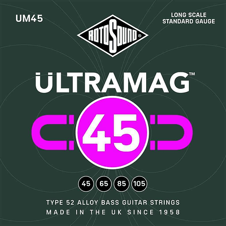 Cuerdas de Bajo Eléctrico Rotosound UM45 Ultramag 45-105 