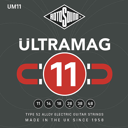 Set de Cuerdas Guitarra Eléctrica Rotosound UM11 Ultramag 11-48