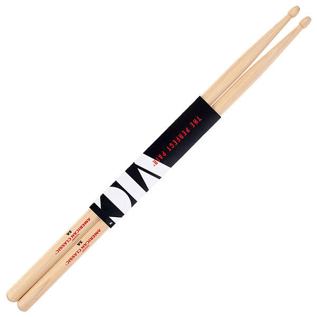 Baquetas Vic Firth 5A American Classic Punta de Madera