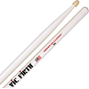 Baquetas Vic Firth 5A American Classic Blanco Punta de Madera