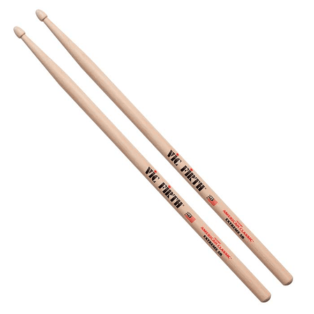 Baquetas Vic Firth 5B American Classic Punta de Madera