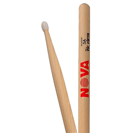 Baquetas Vic Firth 5A NOVA Punta de Nylon