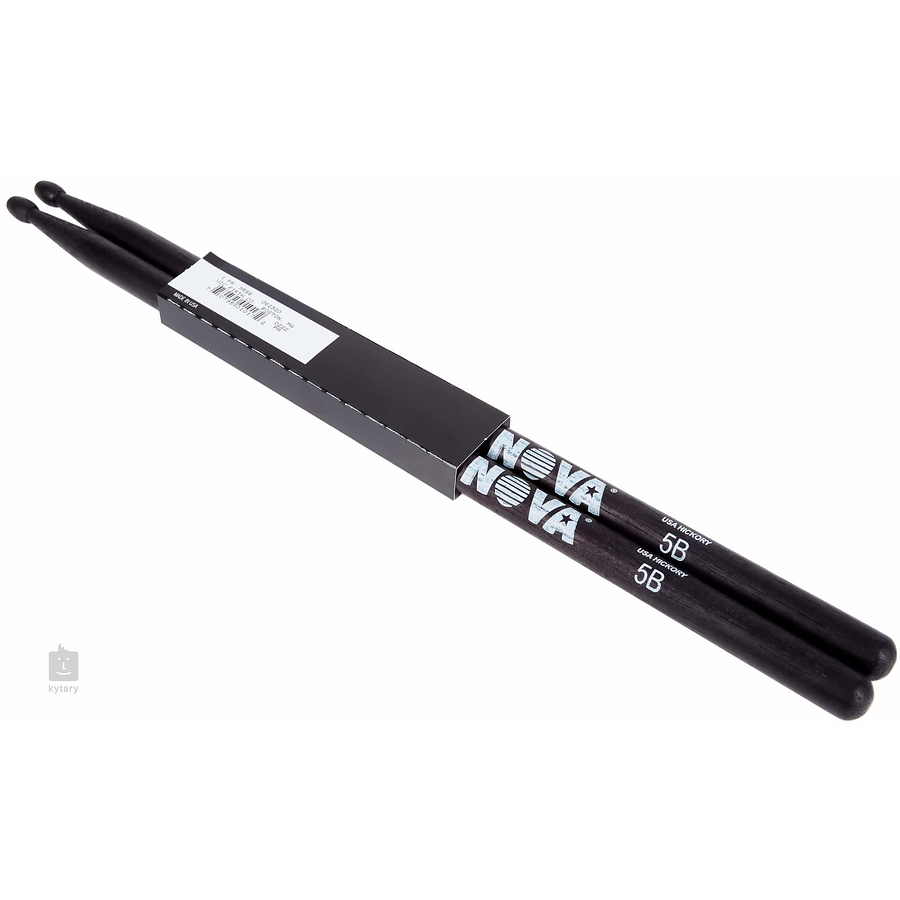 Baquetas Vic Firth 5B NOVA Black Punta de Madera