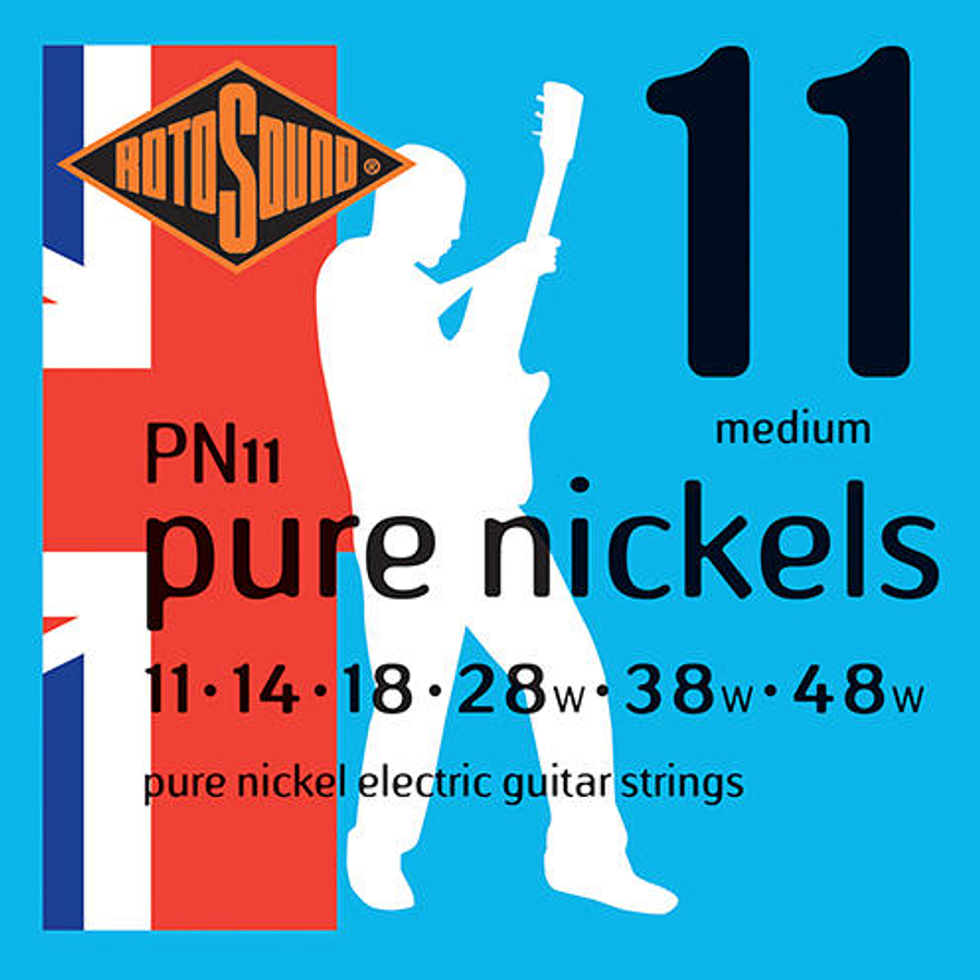 Set de Guitarra Eléctrica Rotosound Pure Nickel 11-48 PN11 