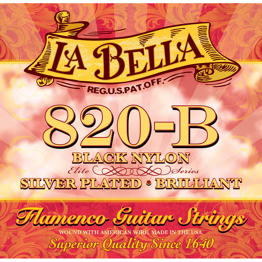 Set de Guitarra Flamenca La Bella 16-40 820-B 