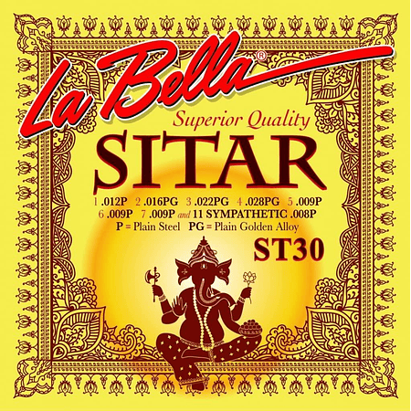 Set de Cuerdas para Sitar La Bella ST30