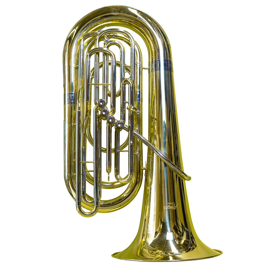 Tuba Dorada Allegro 4 Pistones Allbb7753L