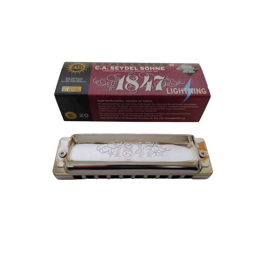 Armónica Seydel Blues Lightning (Escala Bb) 16601Bb