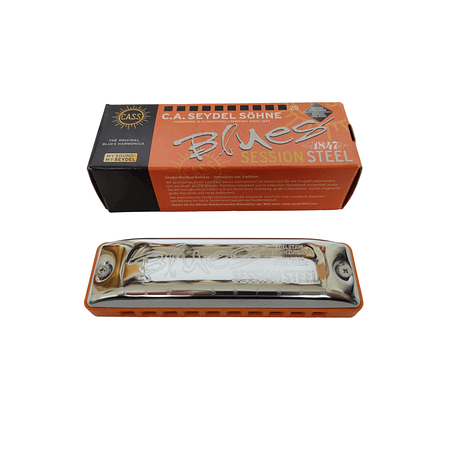 Armónica Seydel Blues Session Steel (Escala D) 10301D