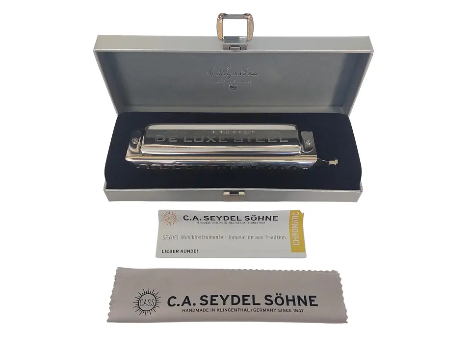 Armónica Seydel Chromatic Deluxe Steel (Escala C) 54480C 2