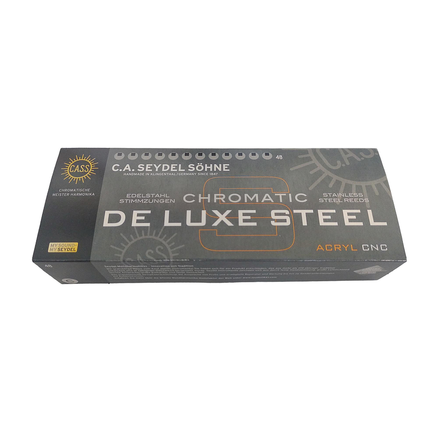 Armónica Seydel Chromatic Deluxe Steel (Escala C) 54480C
