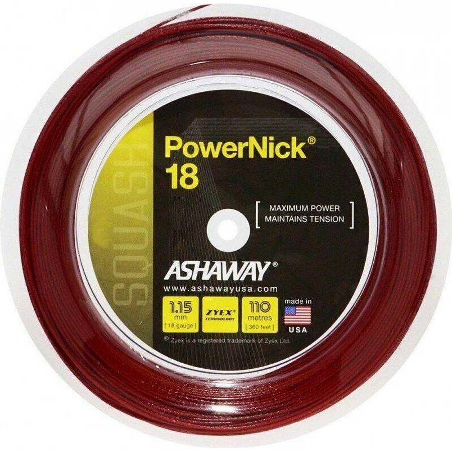 Set Cuerda de Squash Power-Nick 18 Rojo 30'' Ashaway