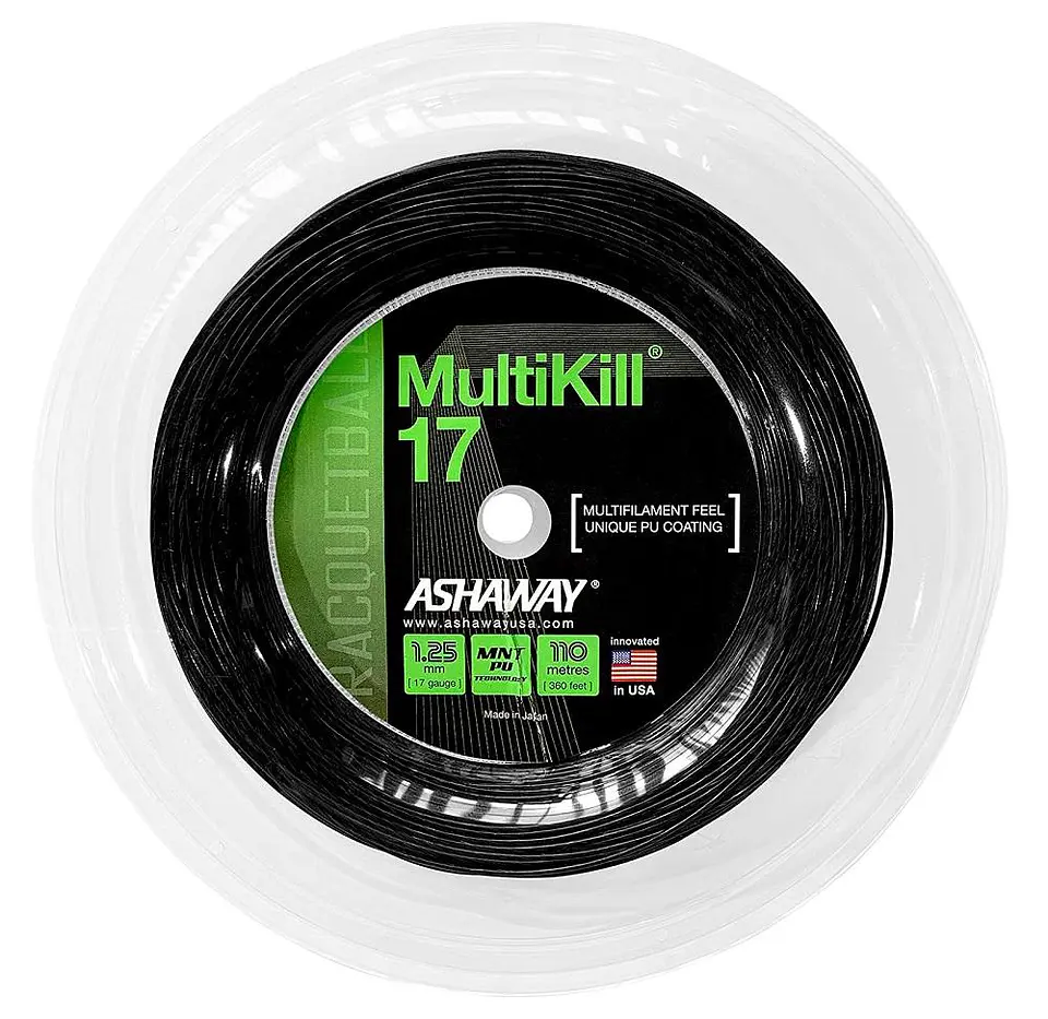Set Cuerda Racquetball Multikill 17 40''  Ashaway 2