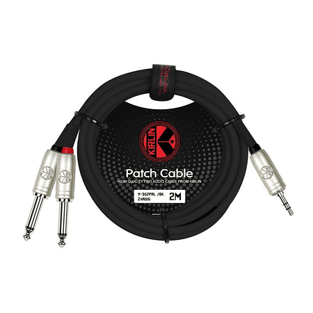 Cable Y Kirlin MiniPlug - 2 Mono Plug 2m Y-362PRL