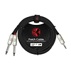Cable Y Kirlin MiniPlug - 2 Mono Plug 3m Y-362PRL
