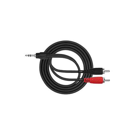 Cable Kirlin MiniPlug - 2 RCA 0.3m YE-364L