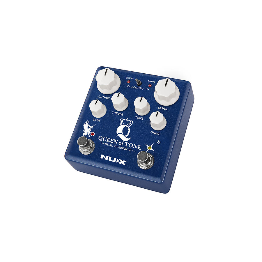 Pedal de Efecto Overdrive Dual NUX Ace of Tone NDO-6